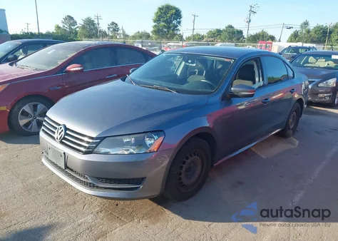2014 Volkswagen Passat 1.8T S из США, поврежденный, VIN 1VWAT7A36EC052846